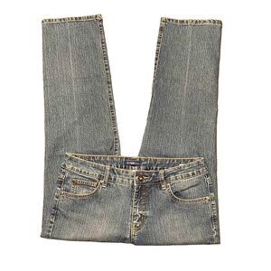 Bandolino Mandie five pocket style straight leg jeans size 12 Short